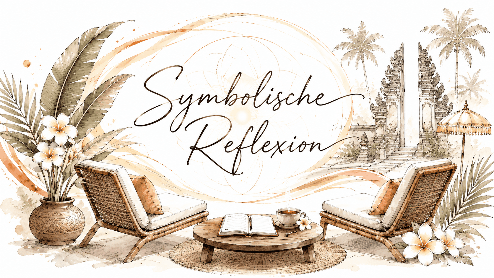 Illustration für symbolische Reflexion