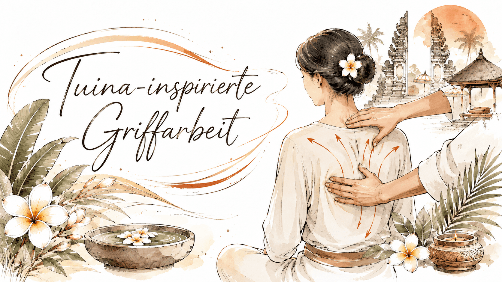 Illustration für Tuina-inspirierte Griffarbeit